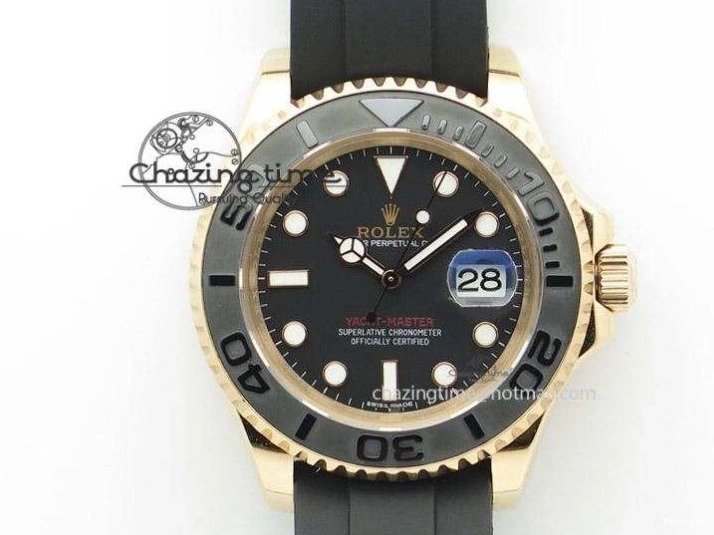 MiroTime 0203 Daytona 126538TBR EWEF 1:1 Best Edition 904L Steel YG Crystal Dial Diamonds Bezel on Black Rubber Strap SH OdorResistant 463